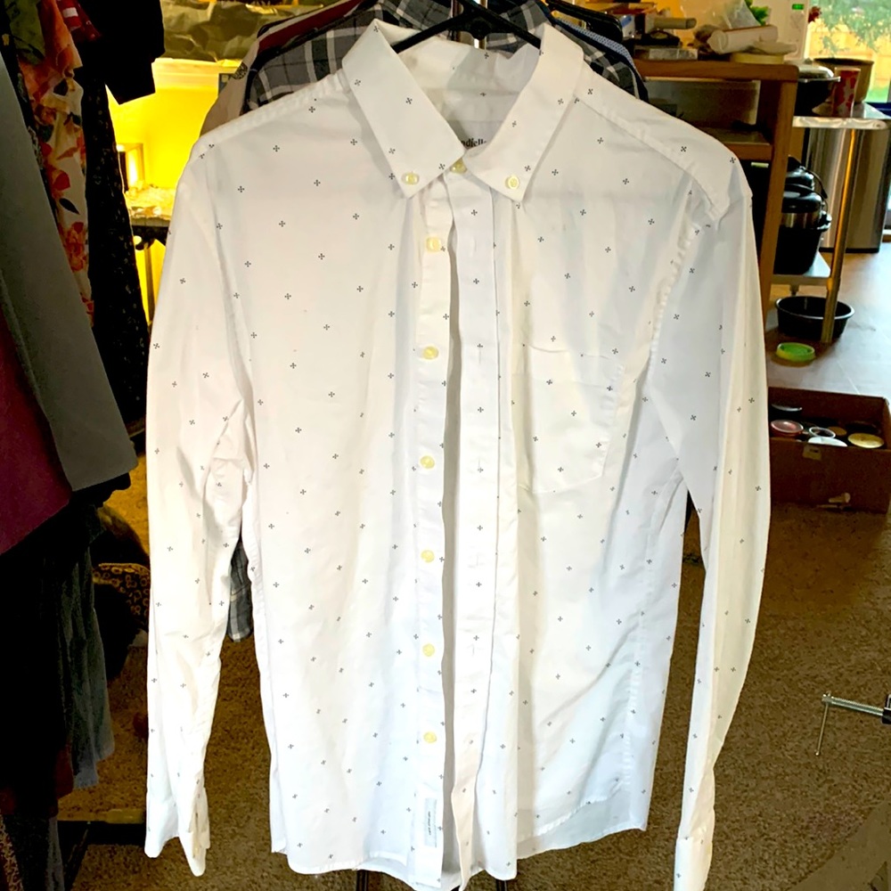 Goodfellow & Co White Button Down Casual Dress Shirt